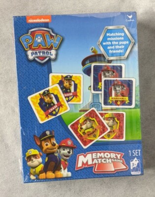 Paw Patrol - Memory Match Game By Spin Master - Nickelodeon - Brand New ...