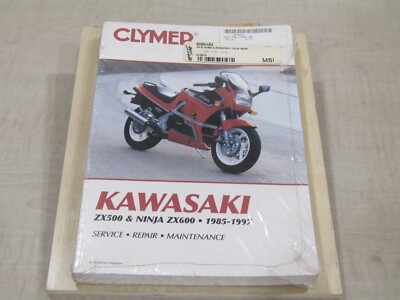 Clymer Workshop Manual Kawasaki Zx500 Ninja Zx600 1985-1997
