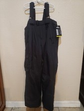 Sports Essentials NWT Snow Black Suspender Pants Youth Size 14