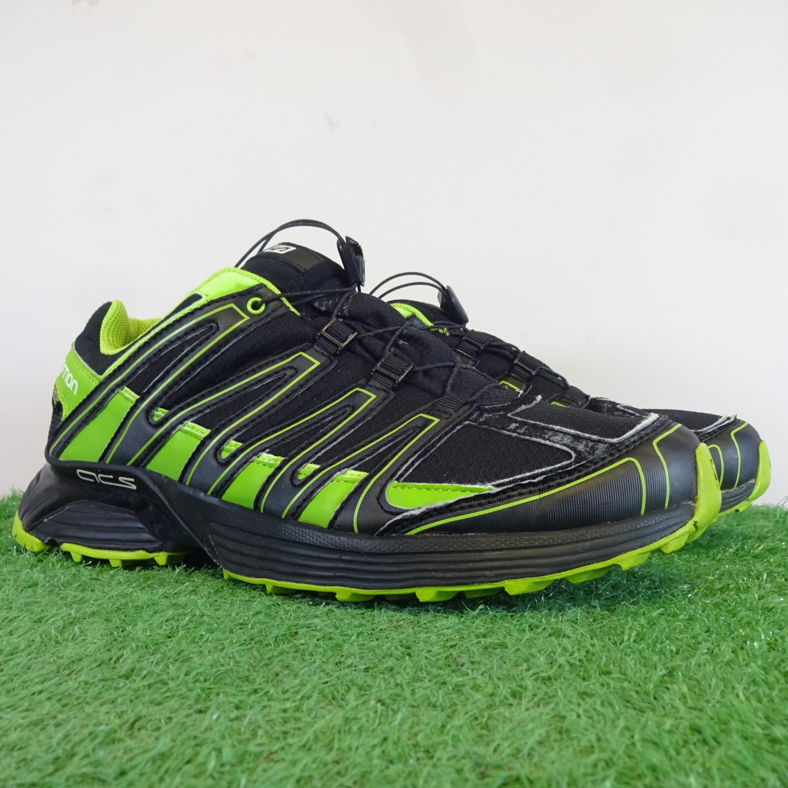 Scarpe da trail Salomon taglia 8 5 uomo nero verde scarpe da ginnastica escursionismo outdoor passeggio