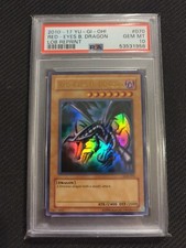 Yu-Gi-Oh 2010 Red Eyes Black Dragon Psa 10 LOB Reprint