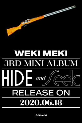 WEKI MEKI HIDE AND SEEK Mini Album 2 Ver SET+2 Photo Book+2 Card+