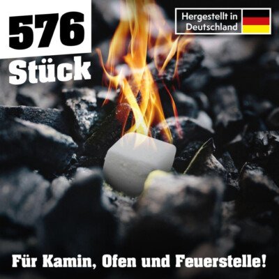 576x Anzündwürfel Kaminanzünder Anzünder Grillanzünder Kohleanzünder,k