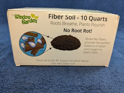 Window Garden Fiber Soil 10 - 1 Quart no root rot bags