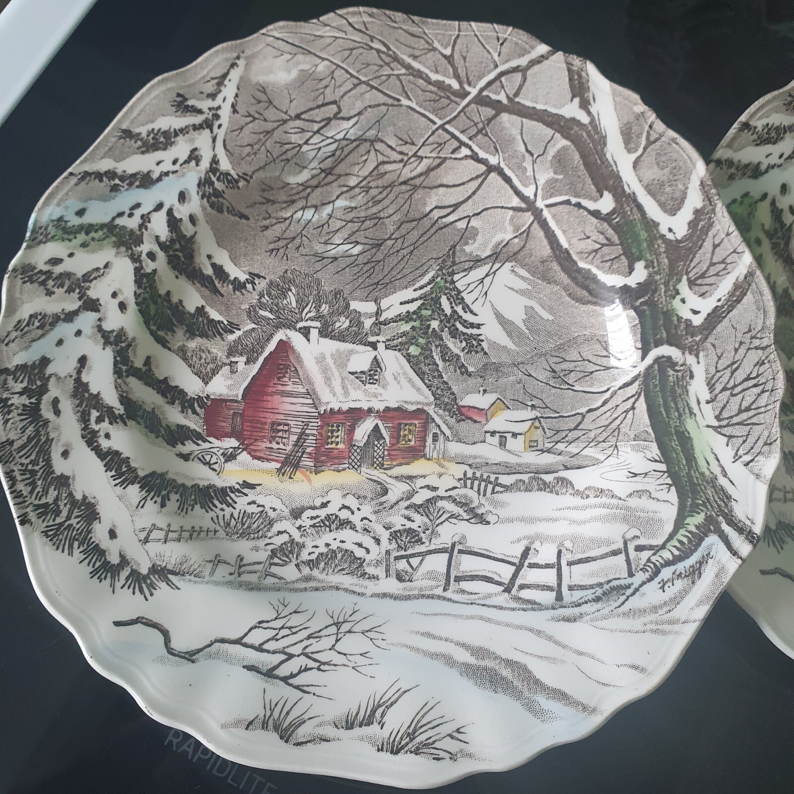 J & G MEAKIN Home" 5 desserts plates & cake plate eBay