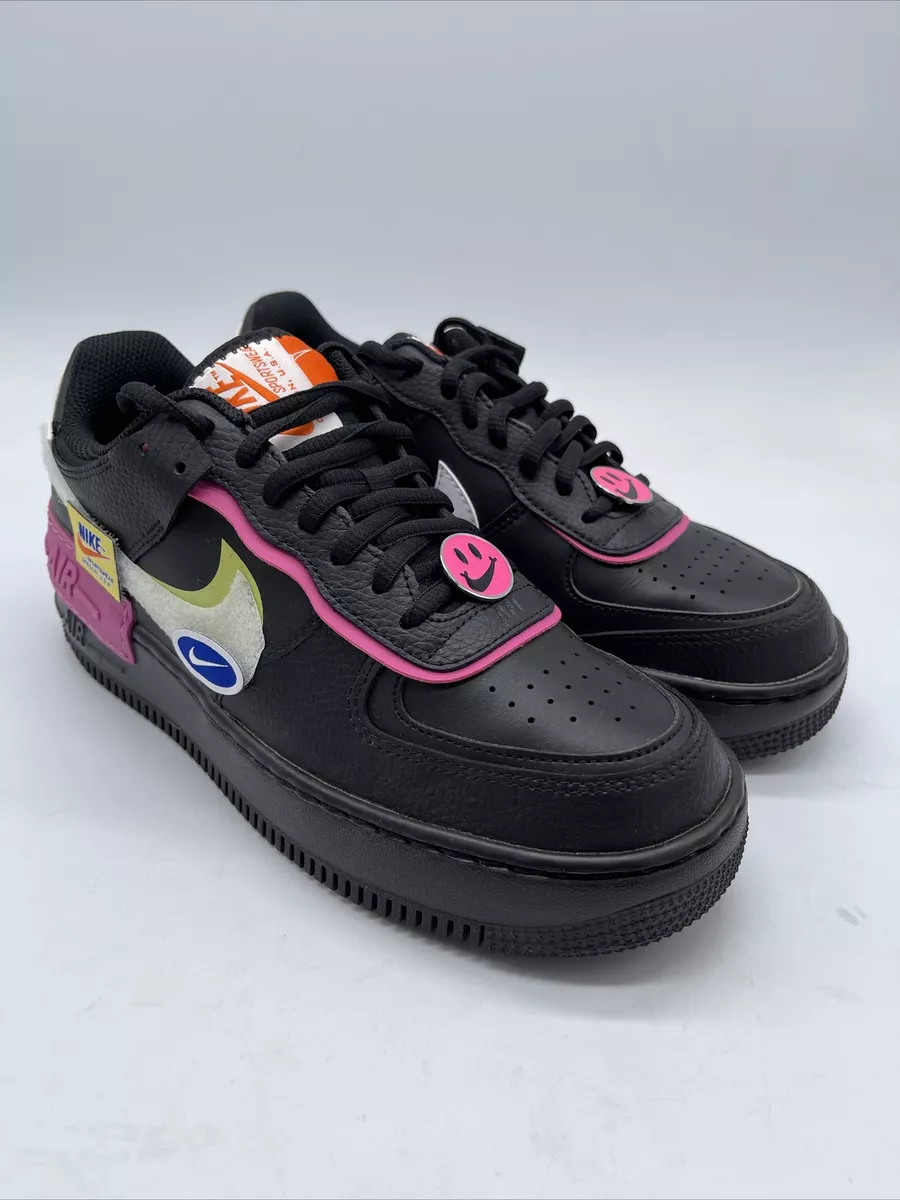 Nike Air Force 1 Low Shadow Removable Patches Black Pink (Women's) -  CU4743-001 - US