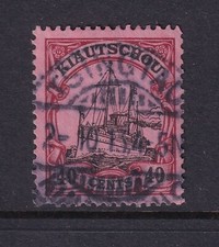 GERMAN OCC  CHINA KIAUTSCHOU  40c   CURRENCY IN CENT  USED AND SCARCE!!