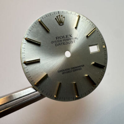 Rolex Datejust 16013 16018 Silber Vintage Zifferblatt