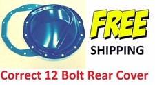64-72 Chevelle Rear End Cover 12 Bolt Without Notch Concours Must Read New