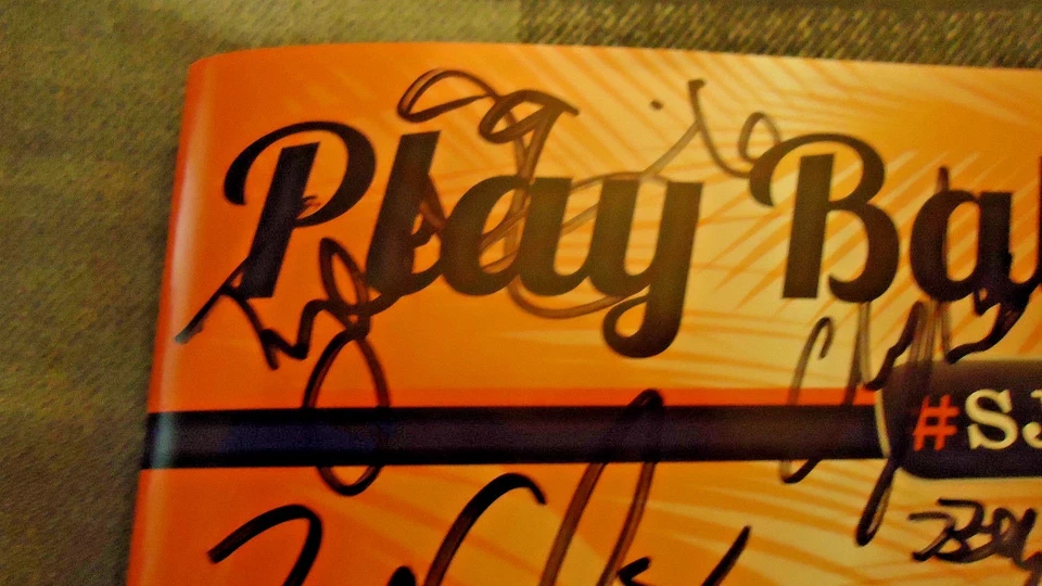 2013 年亲笔签名加州-卡罗来纳联赛全明星节目卢克·杰克逊 — 第 2/4 张图片