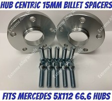 ALUFELGEN SPURVERBREITERUNG 15MM X 2 + SCHRAUBEN F&Uuml;R MERCEDES SLK R170 R171 CABRIO