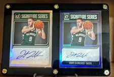 Donte DiVincenzo 2018-19 Optic AUTO Signature Series Bucks RC Framed Bonus Card
