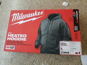 Milwaukee M12 Heated Hoodie Black Size L NEW | eBay