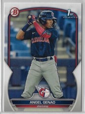 2023 Bowman - Prospects 1st Angel Genao #BP-140 (RC) Cleveland Guardians
