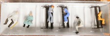 Preiser HO 14004 Passengers -- Seated w/Bench Plastic 1:87th Scale