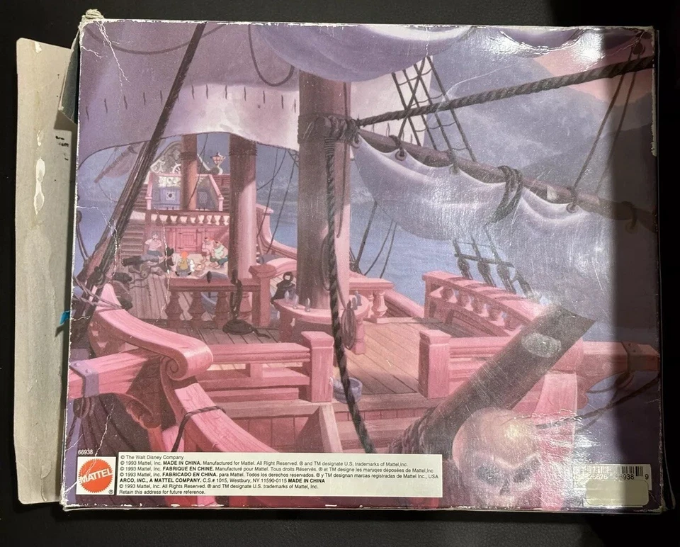 Juego de figuras de acción vintage Mattel Disney Peter Pan tienda 1997 gancho Campanilla Foto 3 de 4