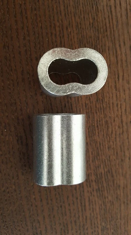 Aluminum Swage Sleeves for 3/8" Wire Rope Cable-US Made : 10,25,50,100 & 200 pcs