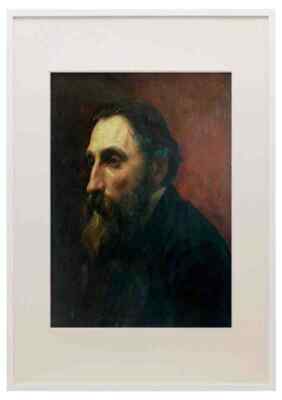 Laurens Jean Paul Portrait De Rodin A3 A4 Framed Print Picture