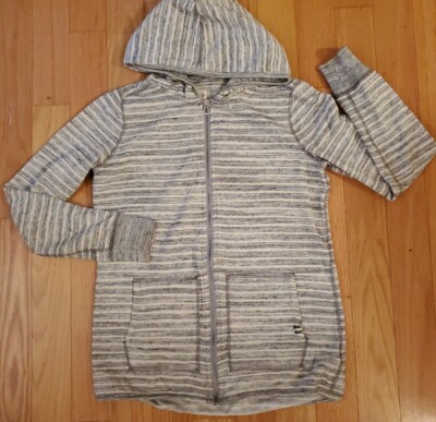 Sweatshirt Gap Taille XS Gris à Capuche Et Poches - Occasion Très Bon état, Mixte Coton