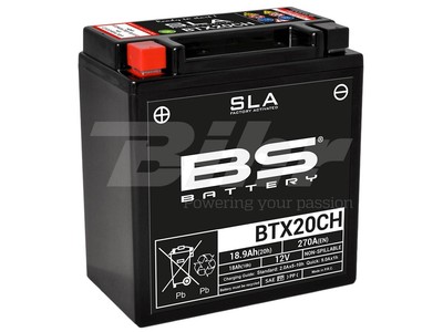 SUZUKI LT-A 500 KINGQUAD AXI EPS 4WD 2010-2017 BATTERY BTX20CH 12V 18AH SLA