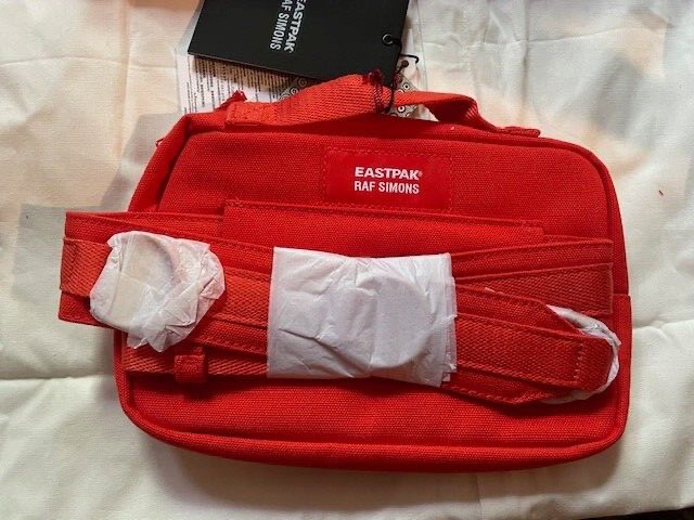EASTPAK X RAF SIMONS WAISTBAG LOOP ORANGE IN ORANG NWT | eBay 