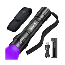 ULTRAFIRE UV Flashlight for Resin Curing, 395nm LED UV Curing Light, Zoomable...
