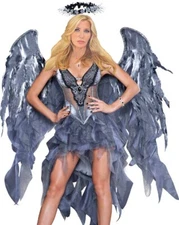 Adult Sexy Dark Angel Desire Halloween Costume Christmas Holiday Mardi Gras XS 