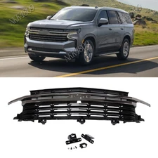 HC Style Front Mesh Grille For 2021 2022 2023 2024 Chevrolet Tahoe Suburban