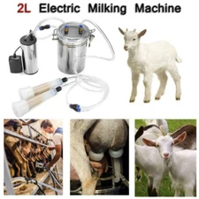 2L Automatic Portable Electric Milking Machine Vacuum Pump for Farm Sheep Goat