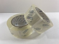 Uline Quiet Tape 2 Rolls 2 Mil 2" x 110 yds/roll Clear Noiseless carton packing