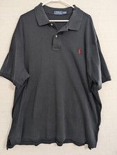 Polo Ralph Lauren mens 2X Big Polo shirt black short sleeves