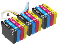 12 PK Ink Cartridges fits Epson 604xl XP-2200 XP-2205 XP-3200 XP-3205 inkjet