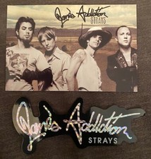 Janes Addiction Strays Promo Postcard Sticker Lot (x2) 2003