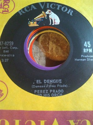 Perez Prado, El Dengue ~ 1963 RCA Victor 45 +sleeve