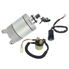 31200-HP1-601 Starter Motor for Honda TRX450ER 2006-2014 & Relay & Key Switch