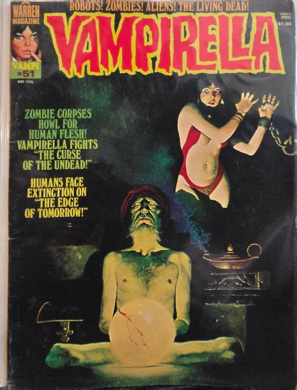 Vampirella #51 (Warren)  Magazine  Comic Book!  Rare Vintage Horror Silver Age!