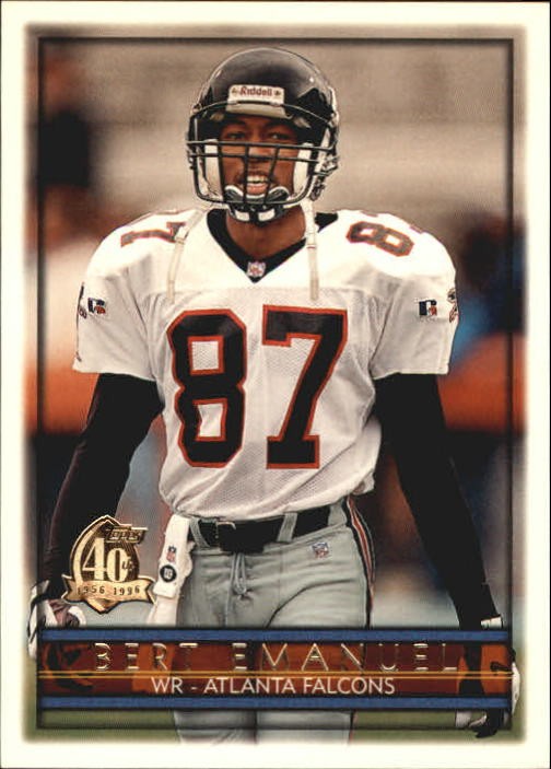 1996 Topps #394 Bert Emanuel - FB
