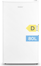 RCD80WH3(E) Frigorifero Con Congelatore 80 Liter, Frigo Monoporta, Bassa Rumoros