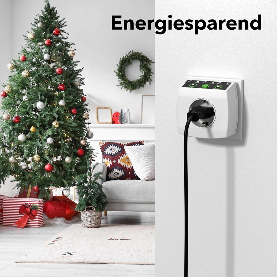 HBN Countdown Timer Steckdose Zeitschaltuhr mit Countdown in 6 Stufen, 16A/3680W - Bild 3 von 4