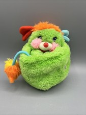 Putter Green Orange Puff Ball 8' Popples Toy Mattel Vintage 80's Plush