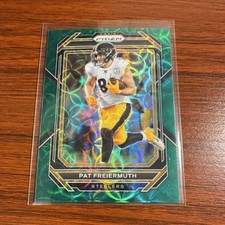 Panini Prizm 2022 Pat Freiermuth Steelers Green Scope Prizm #248 /75