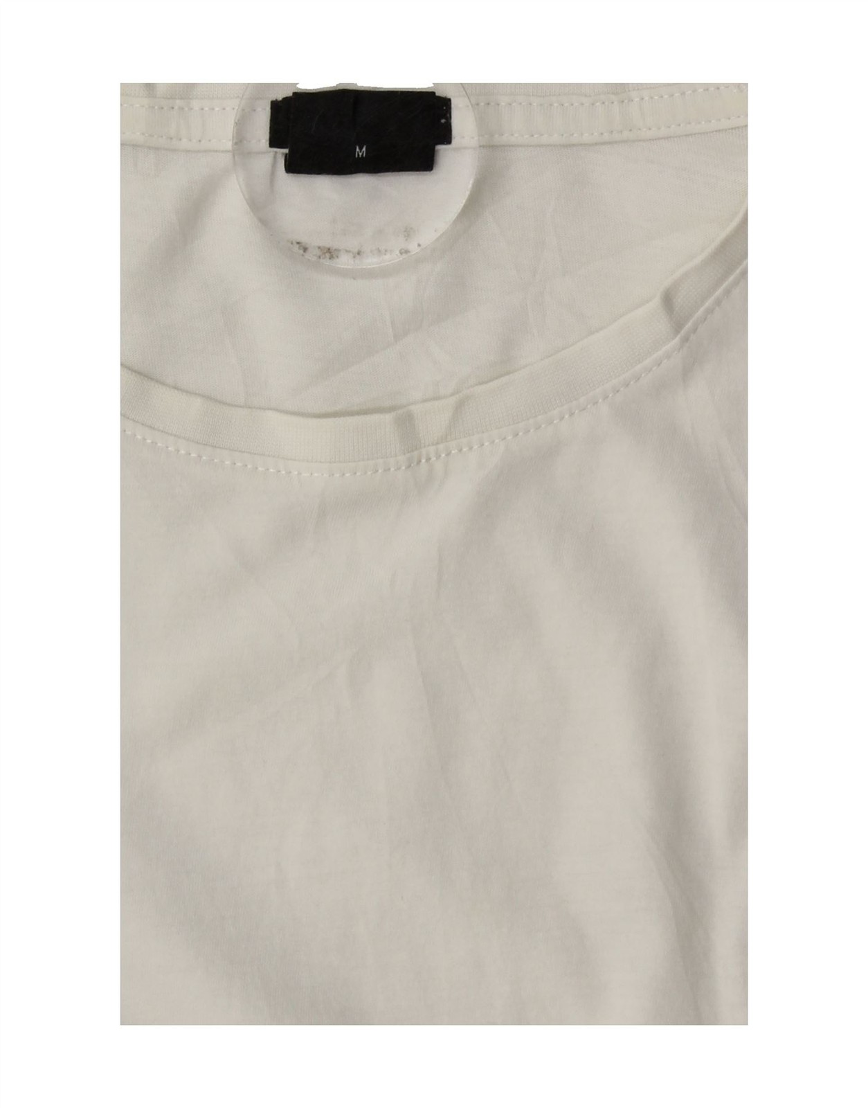 HUGO BOSS Mens T-Shirt Top Medium White Cotton CE23 thumbnail 3