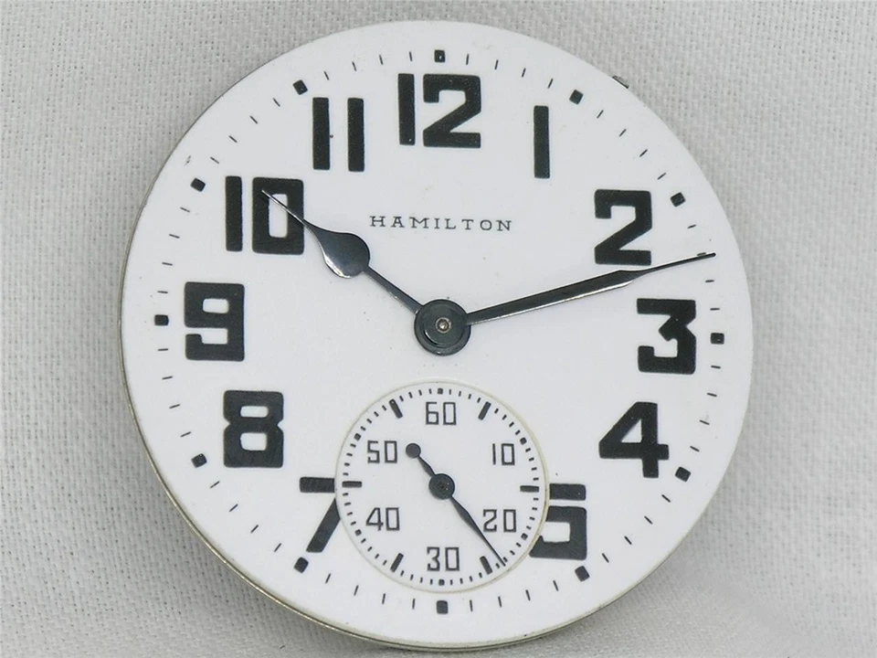 RELOJ BOLSILLO VINTAGE 16S HAMILTON 992B 21 JOYAS FERROCARRIL MOVIMIENTO Y ESFERA ¡FUNCIONA! Foto 2 de 4
