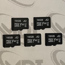 5pc 16GB Micro SD Card TF New Tested Class 10 UHS-I for Phone Camera GPS