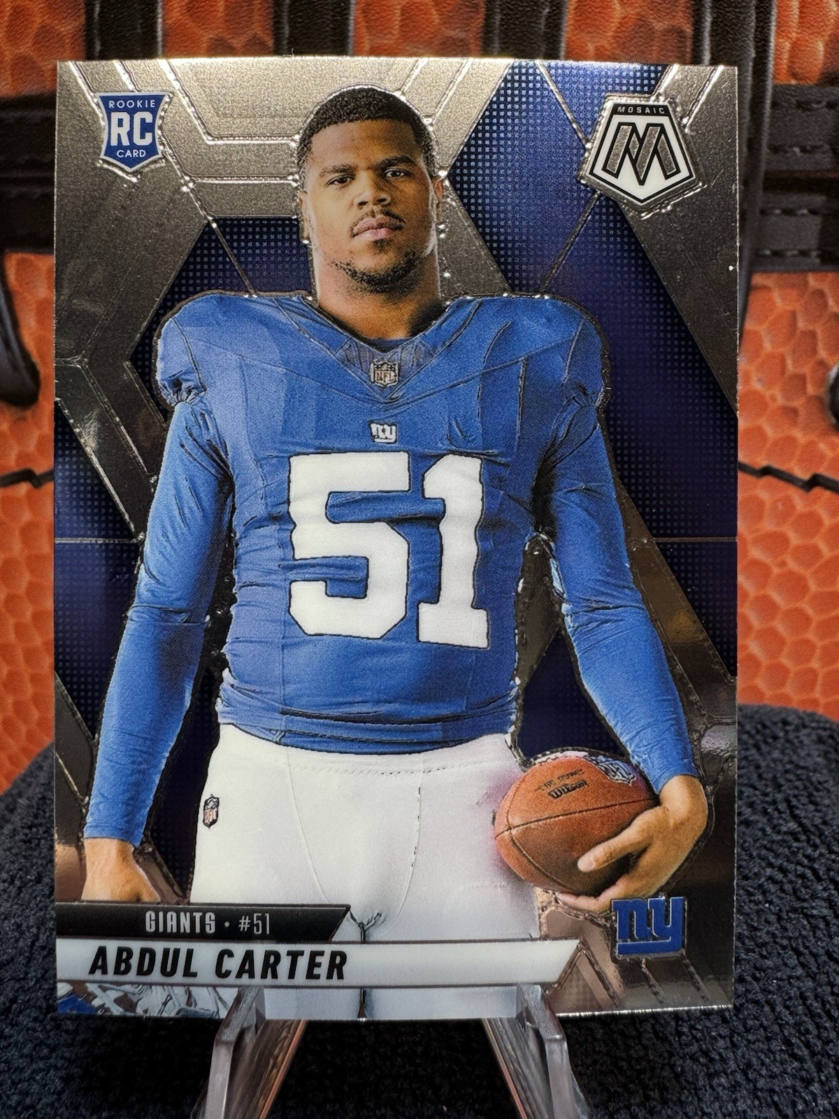 2025 Mosaic Abdul Carter Variation RC #282 - Giants