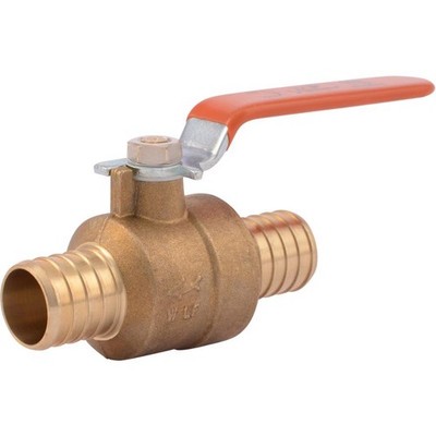 SharkBite 22463LFA 200 PSI Lead-Free Brass Crimp Ball Valve 1 x 1 Dia. in. PEX