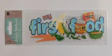 RARE Jolee's Baby My First Food Scrapbooking Title Stickers