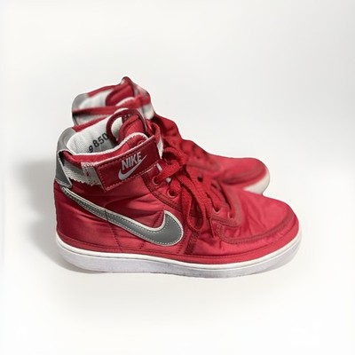 Size 7.5 - Nike Vandal University Red Metallic Silver