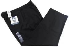 Dockers Mens Comfort Khaki Pants New 34 X 32 Black Flat Front Stretch