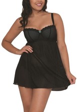 Curvy Kate SG2107 Ritzy Babydoll in Black Aqua